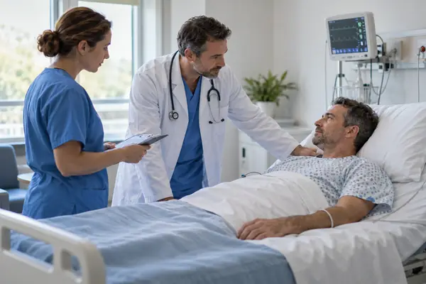 врач оказывает помощь при передозировке